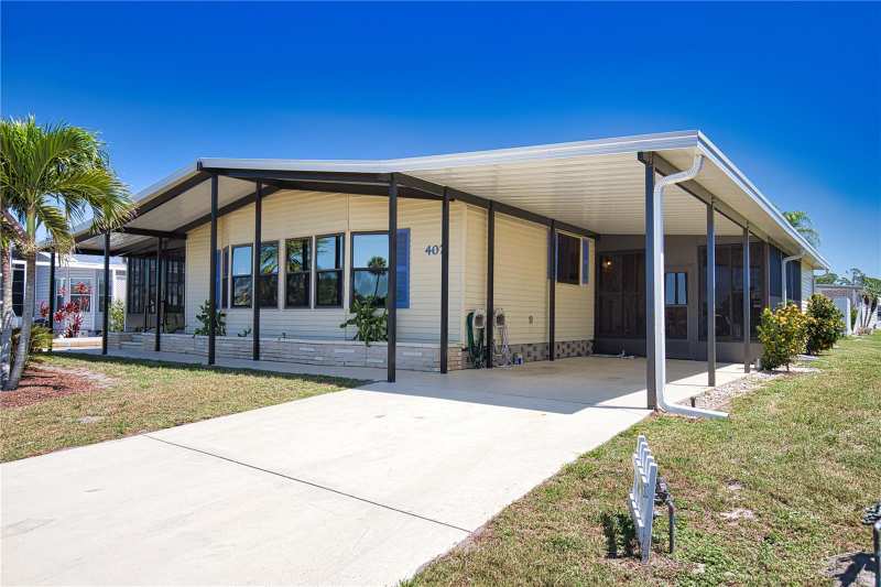 2 bedroom Manufactured Home at 407 Madonna, La Casa Mhp Co-Op, North Port — photo 1