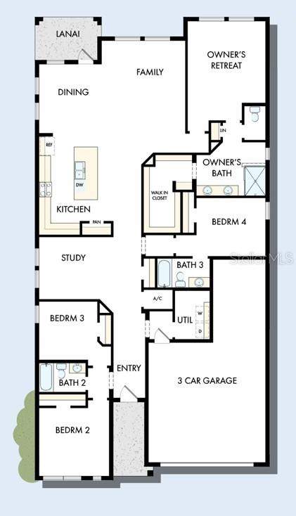 4 bedroom Single Family Residence at 5141 Chattahoochee Bend, Lakeside At Satilla, St Cloud — photo 3