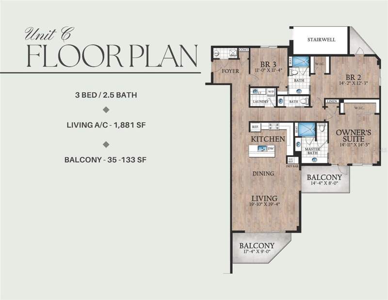 3 bedroom Condominium at 211 Skiff Point #2C, Island Estates Of Clearwater Unit 5-A, Clearwater — photo 5