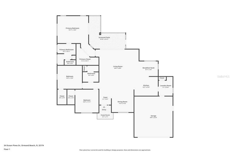 3 bedroom Single Family Residence at 34 Ocean Pines Drive, Pine Trls Ph 03, Ormond Beach — photo 2