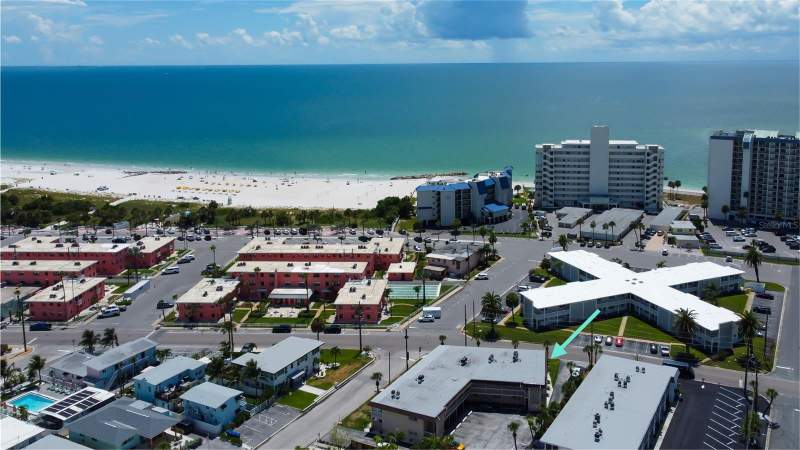 2 bedroom Condominium at 7003 Sunset Way #1, Beach Plaza Condo, St Pete Beach — photo 2