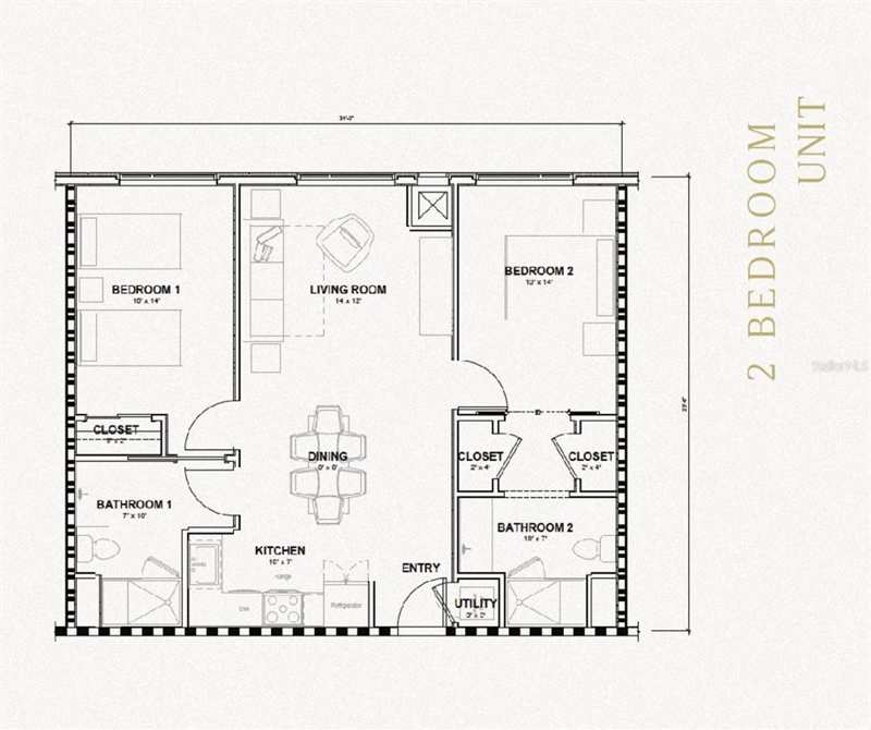2 bedroom Condo - Hotel at 4849 W Irlo Bronson Highway #405, Kissimmee, Kissimmee — photo 1