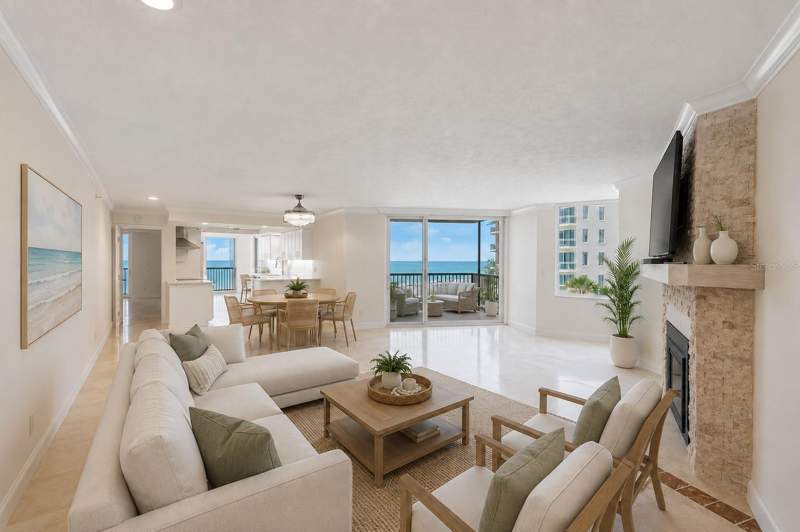 2 bedroom Condominium at 1600 GULF BOULEVARD #414, DANS ISLAND ON SAND KEY CONDO, CLEARWATER — photo 3