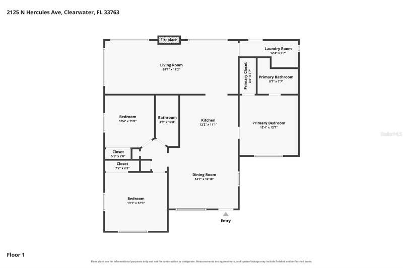 3 bedroom Single Family Residence at 2125 N HERCULES AVENUE, LAKE CITRUS ESTATES, CLEARWATER — photo 2