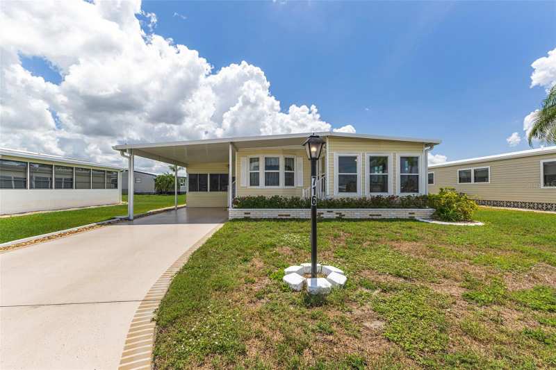 2 bedroom Manufactured Home at 716 Sanchez Circle, La Casa Mhp Co-Op, North Port — photo 1