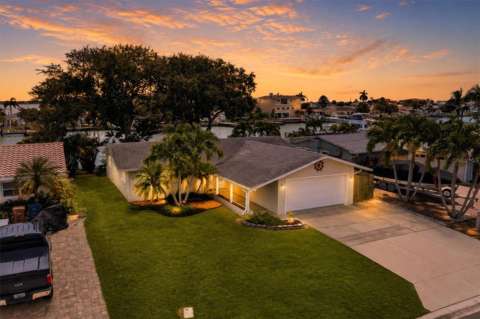 541 Lillian Drive, waterfront for sale in Madeira Beach