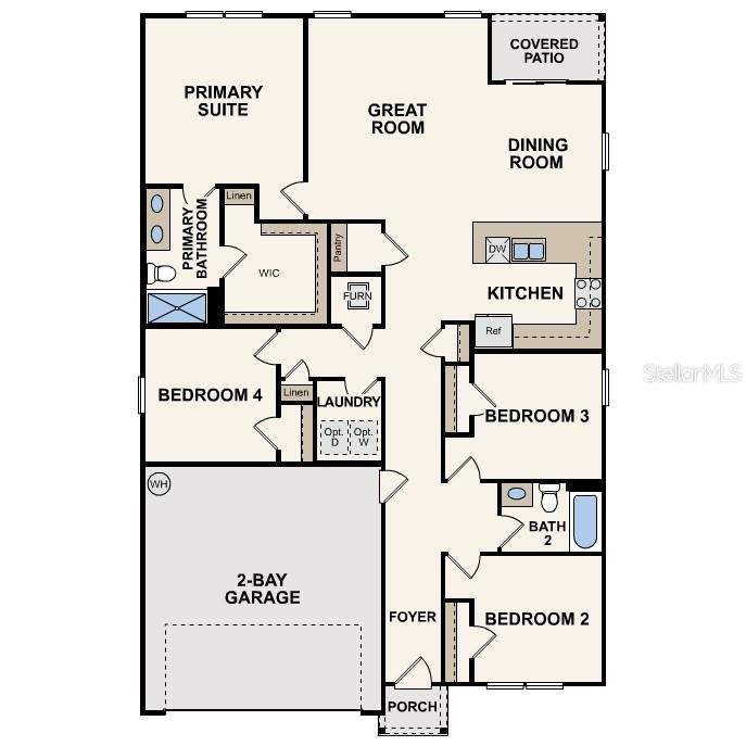 4 bedroom Single Family Residence at 14288 NW 162nd Place, Baywood Ph 1C, Alachua — photo 2