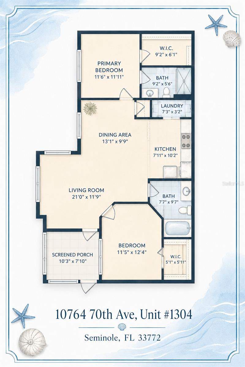 2 bedroom Condominium at 10764 70th Avenue #1304, Beachway Condos, Seminole — photo 2