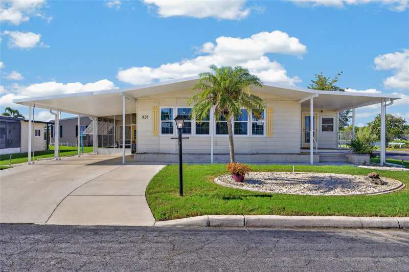 2 bedroom Manufactured Home at 501 La Playa Circle, La Casa Mhp Co-Op, North Port — photo 1