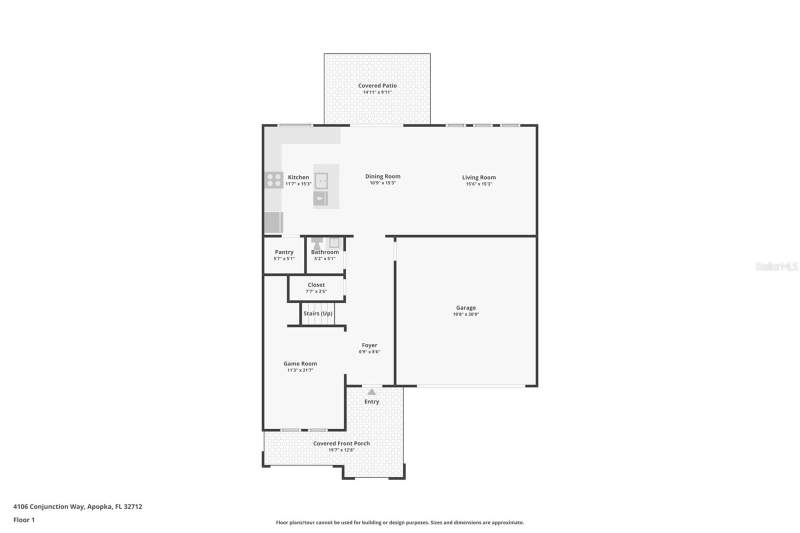 4 bedroom Single Family Residence at 4106 Conjunction Way, Golden Orchard, Apopka — photo 3
