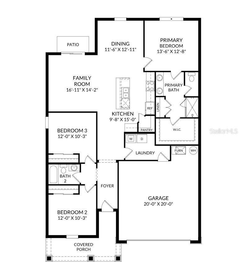 3 bedroom Single Family Residence at 1889 Horsetail Drive, Brack Ranch, St Cloud — photo 2