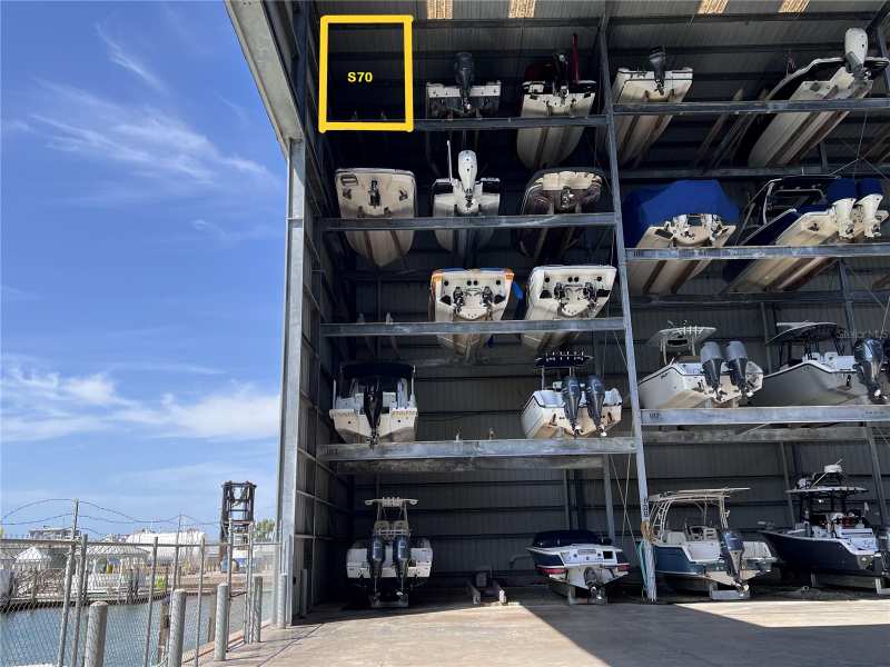 bedroom Dock-Rackominium at 100 Circuit Road #S70, Gulf Harbor Marina, Nokomis — photo 1