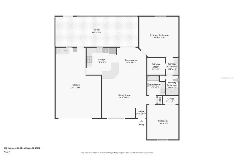 2 bedroom Single Family Residence at 917 Eastmont Court, Villages Of Sumter, The Villages — photo 4