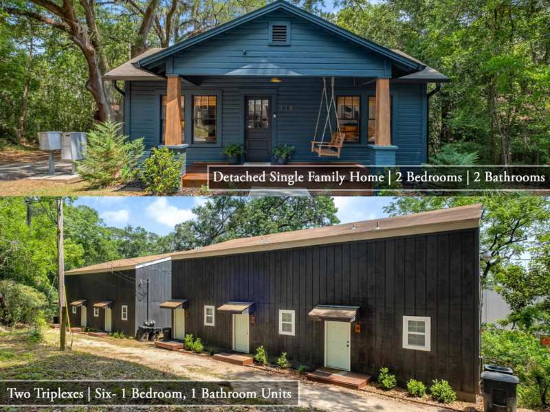 bedroom MultiFamily at 118 W 8th Avenue, Lakeview Addition, Tallahassee — photo 1