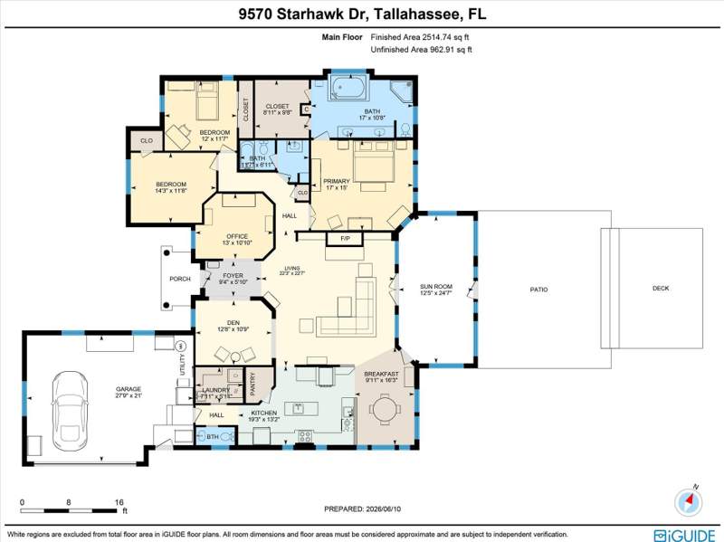 4 bedroom Detached at 9570 Starhawk Drive, Chemonie Crossing, Tallahassee — photo 3