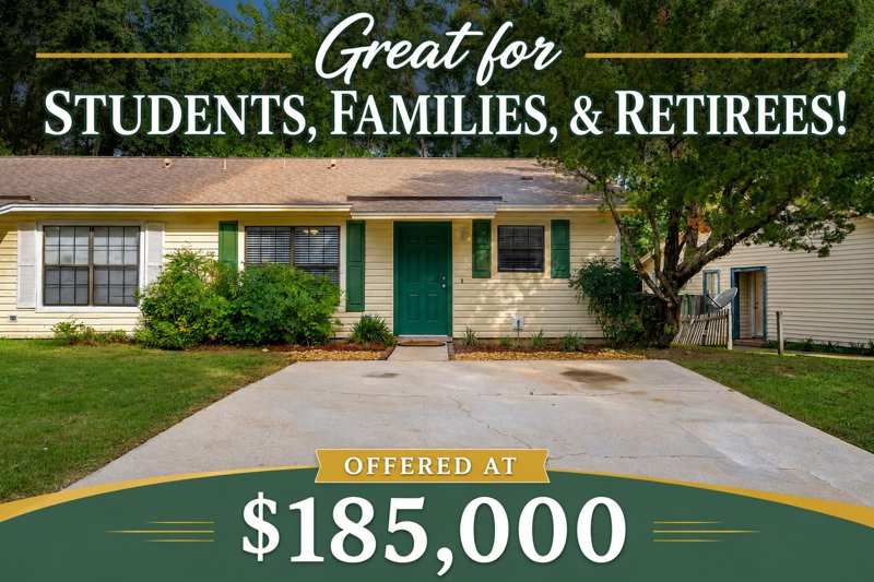 2 bedroom Townhouse at 1822 Meriadoc Road, Tharpe Street Village, Tallahassee — photo 1