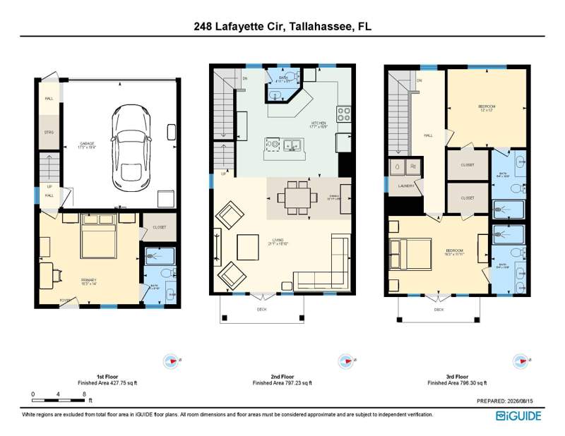 3 bedroom Townhouse at 248 Lafayette Circle, Lofts at Midtown, Tallahassee — photo 4