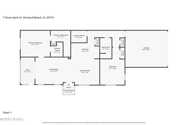 2 bedroom Single Family Residence at 7 Grass Quit Court, Hunters Ridge, Ormond Beach — photo 2