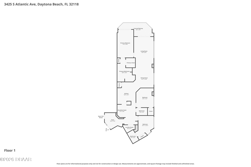 3 bedroom Condominium at 3425 S Atlantic Avenue #1706, Towers Ten, A Condo, Daytona Beach Shores — photo 2