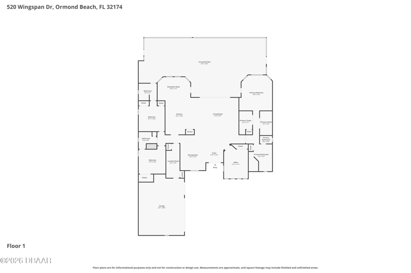 4 bedroom Single Family Residence at 520 Wingspan Drive, Plantation Bay, Ormond Beach — photo 2