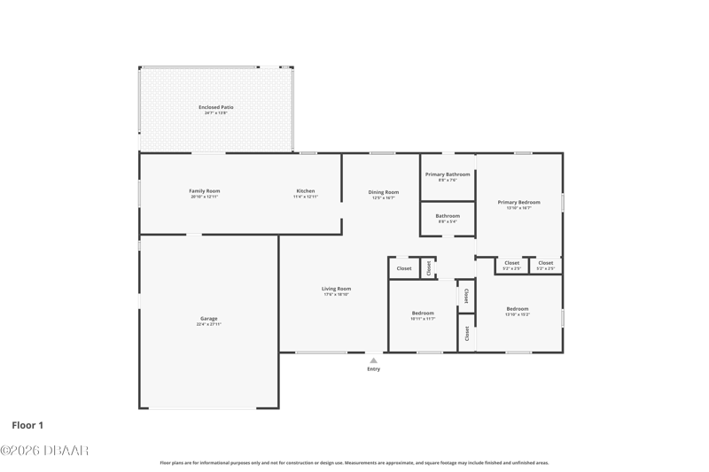 3 bedroom Single Family Residence at 2342 Citrus Avenue, Palm Grove, South Daytona — photo 2