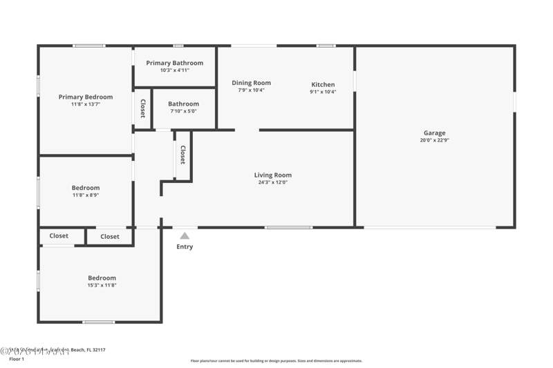 3 bedroom Single Family Residence at 1528 Valencia Avenue, Highland Park, Daytona Beach — photo 2