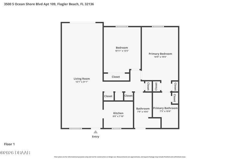 2 bedroom Condominium at 3500 S Ocean Shore Boulevard #109, Ocean Beach Club II, Flagler Beach — photo 2