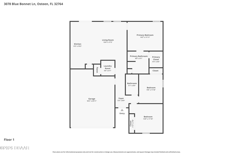 3 bedroom Single Family Residence at 3078 Blue Bonnet Lane, Vineland Reserve, Osteen — photo 2