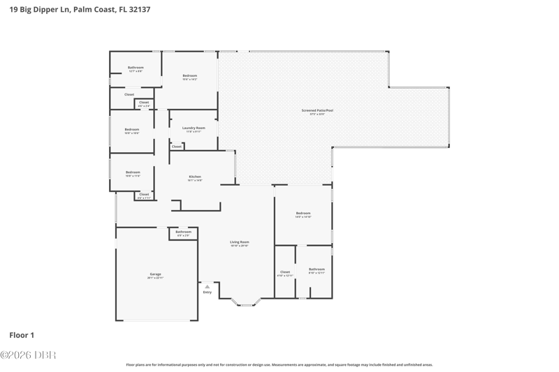 4 bedroom Single Family Residence at 19 Big Dipper Lane, Palm Coast, Palm Coast — photo 2