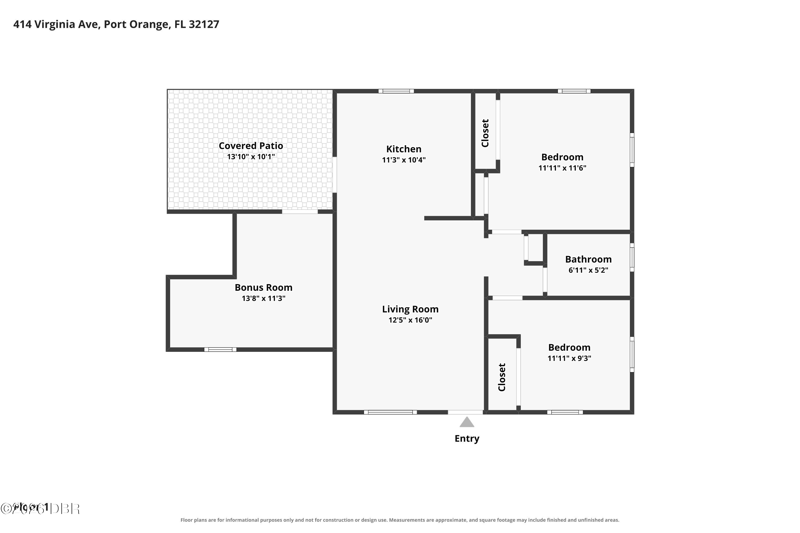 2 bedroom Single Family Residence at 414 Virginia Avenue, Virginia Heights, Port Orange — photo 2
