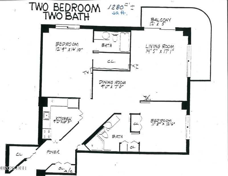 2 bedroom Condominium at 935 N Halifax Avenue #308, Bayshore Bath & Tennis Club Condo, Daytona Beach — photo 2