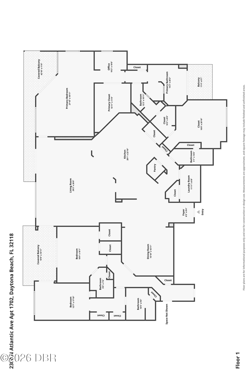 3 bedroom Condominium at 2300 N Atlantic Avenue #1702, Mediterranean Condo, Daytona Beach — photo 2