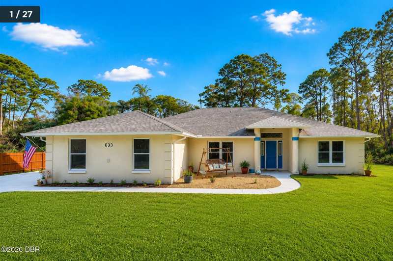 4 bedroom Single Family Residence at 633 Art Center Avenue, Turnbull Shores, New Smyrna Beach — photo 1
