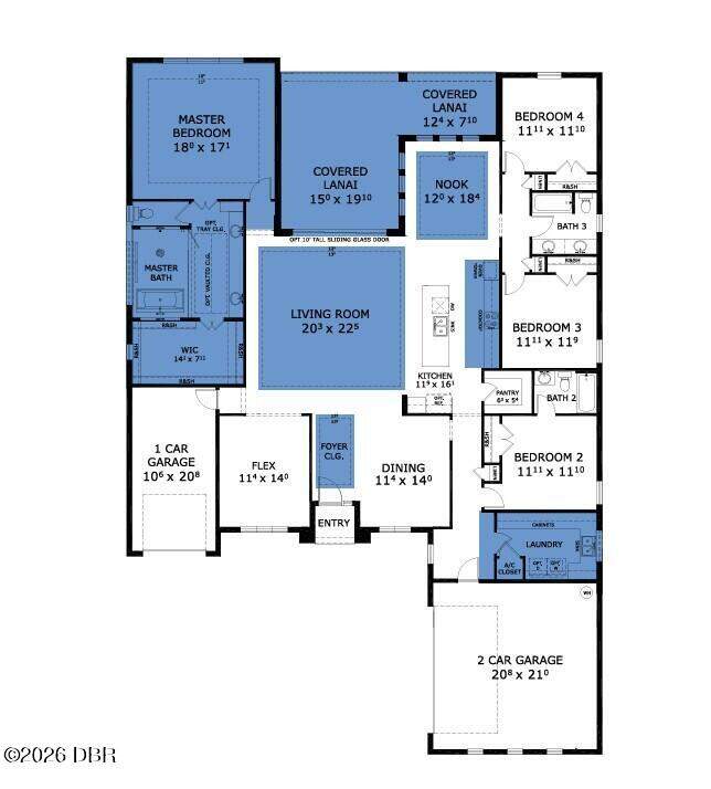4 bedroom Single Family Residence at 17 Kensington Street, Plantation Bay, Ormond Beach — photo 2