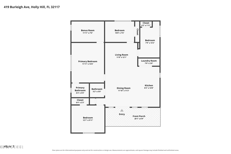 4 bedroom Single Family Residence at 419 Burleigh Avenue, Shore Acres, Holly Hill — photo 2
