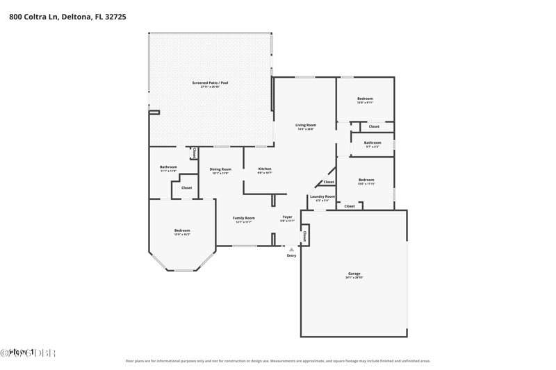 3 bedroom Single Family Residence at 800 Coltra Lane, Deltona Lakes, Deltona — photo 2
