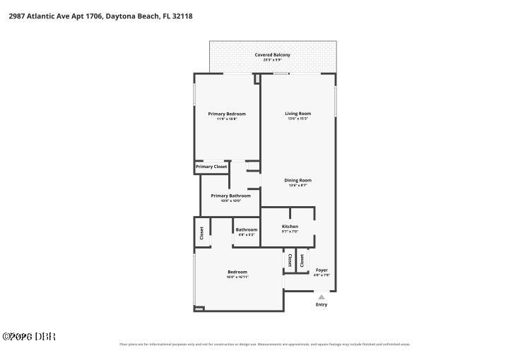 2 bedroom Condominium at 2987 S Atlantic Avenue #1706, Oceans Five, Daytona Beach Shores — photo 2