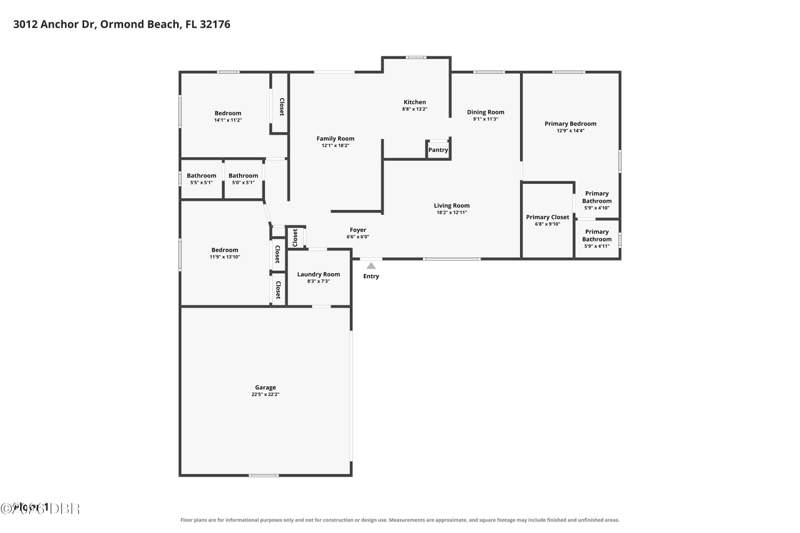 3 bedroom Single Family Residence at 3012 Anchor Drive, Starboard Light, Ormond Beach — photo 4