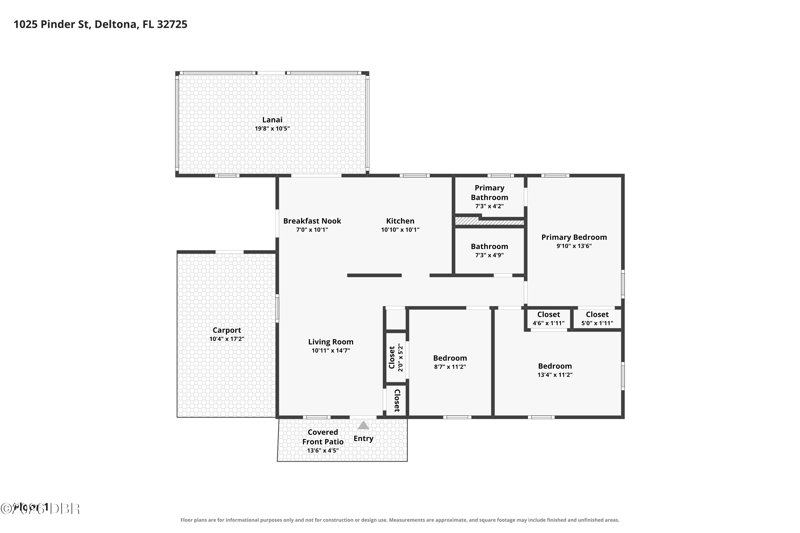 3 bedroom Single Family Residence at 1025 Pinder Street, Deltona Lakes, Deltona — photo 2