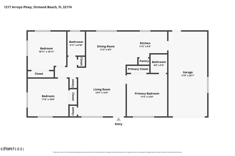 3 bedroom Single Family Residence at 1217 Arroyo Parkway, Hilltop Haven, Ormond Beach — photo 2
