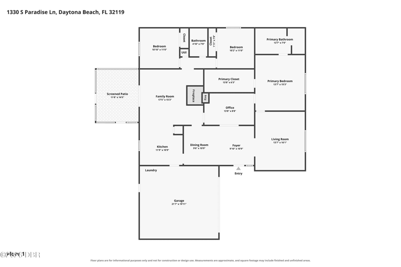 3 bedroom Single Family Residence at 1330 S Paradise Lane, Shangri La, Daytona Beach — photo 2
