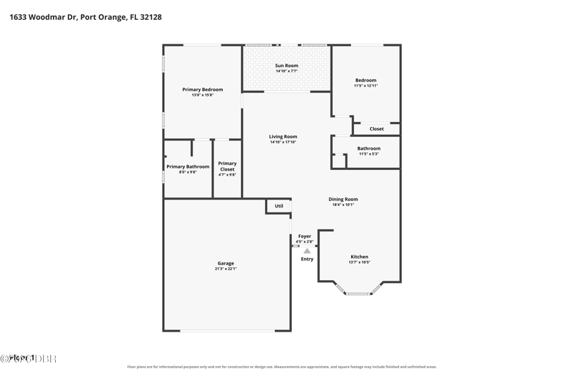 2 bedroom Single Family Residence at 1633 Woodmar Drive, Taylor Woods, Port Orange — photo 2