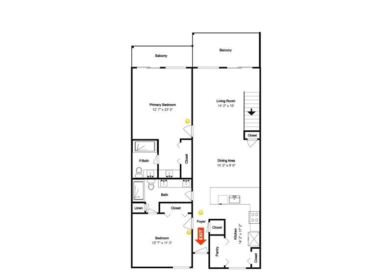2 bedroom Condominium at 4984 W County Highway 30A Road #Apt 7B, Palms North A Condo, Santa Rosa Beach — photo 3