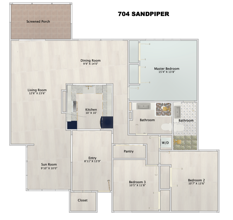 3 bedroom Condominium at 704 Sandpiper Drive ## 10673, Sandpiper Village Condo, Miramar Beach — photo 3