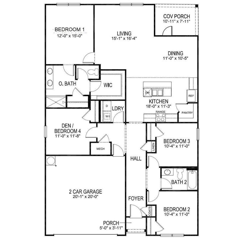4 bedroom Detached Single Family at 1207 Dustin Aaron Lane, Gator's Landing, Baker — photo 2