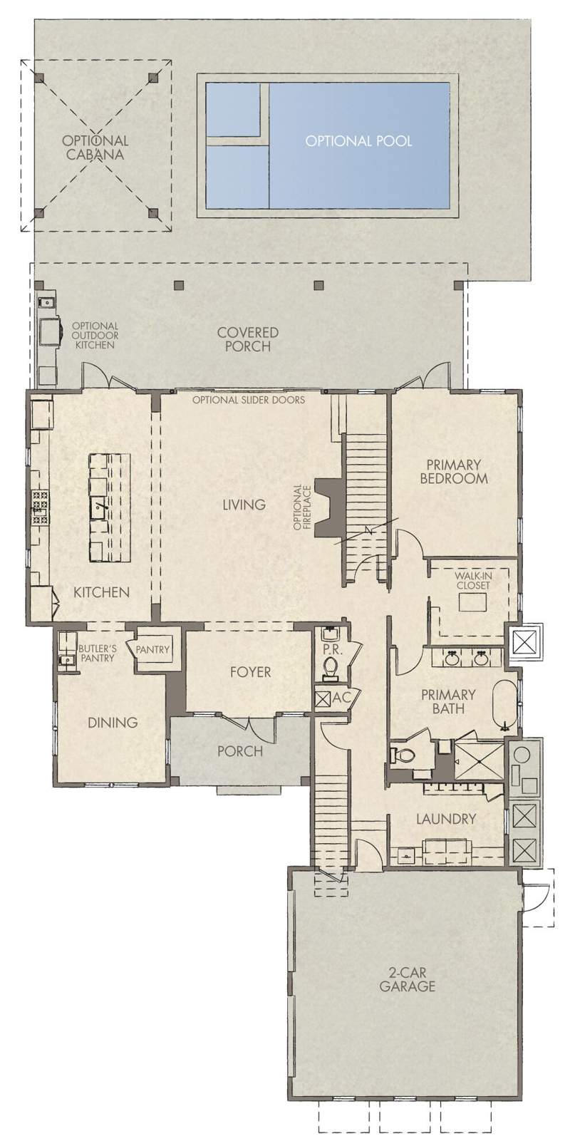 5 bedroom Detached Single Family at 332 Pollard Cove East #Lot 118, Watersound Origins, Watersound — photo 3