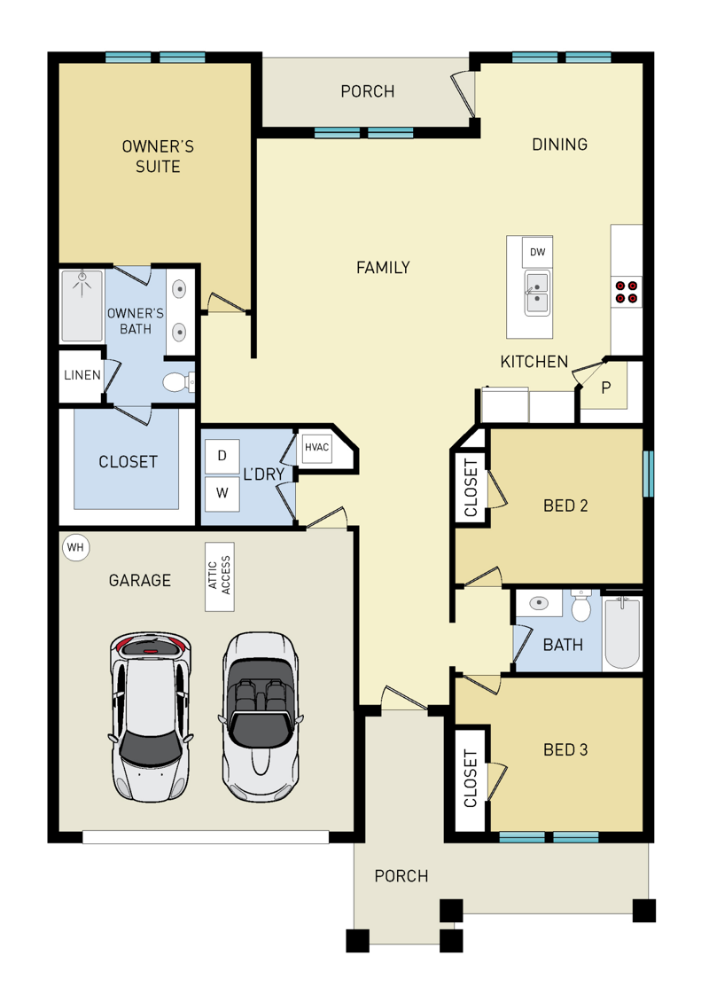3 bedroom Detached Single Family at 6430 Kylito Circle, Garden City, Crestview — photo 2