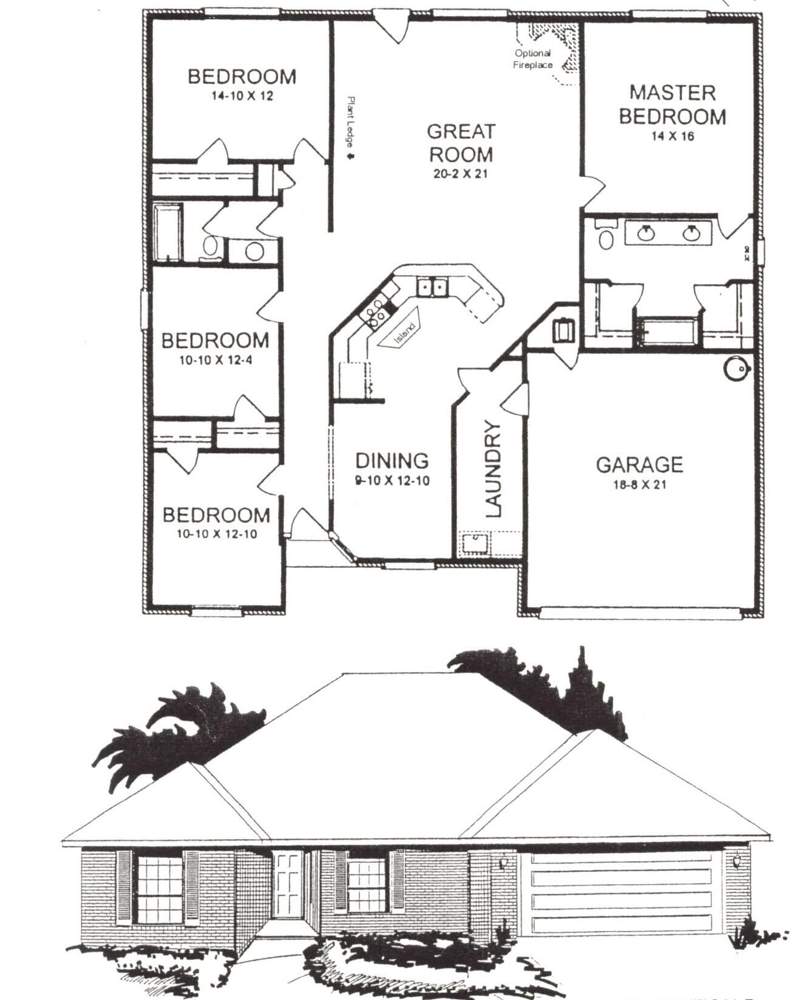 4 bedroom Detached Single Family at 5111 Whitehurst Lane, Antioch Estates S/D 2, Crestview — photo 2