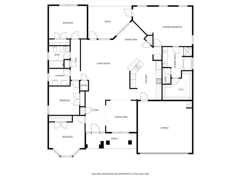 4 bedroom Detached Single Family at 711 Lime Lane, Rolling Ridge S/D, Crestview — photo 3