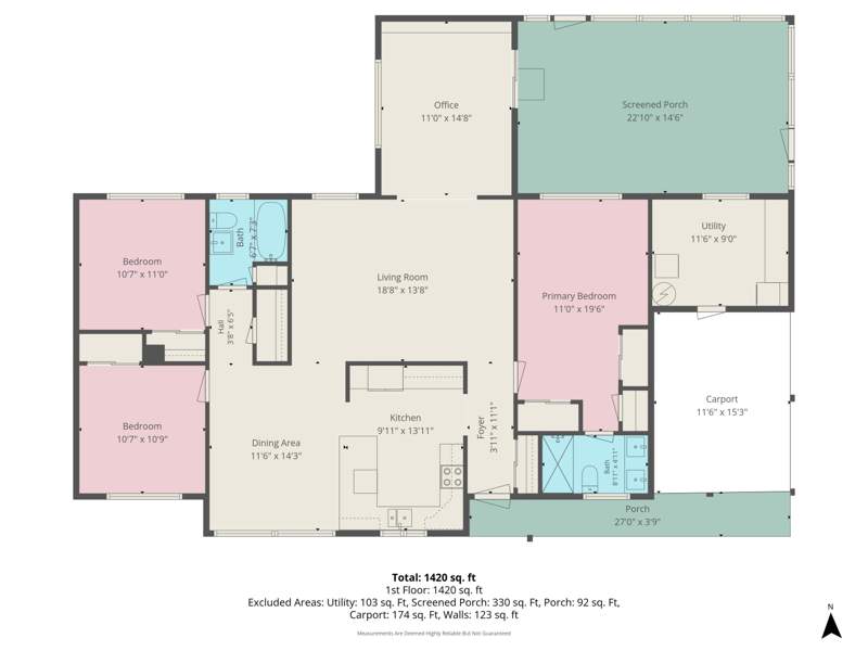 3 bedroom Detached Single Family at 120 Jamestown Avenue, Colonial Estates, Fort Walton Beach — photo 5